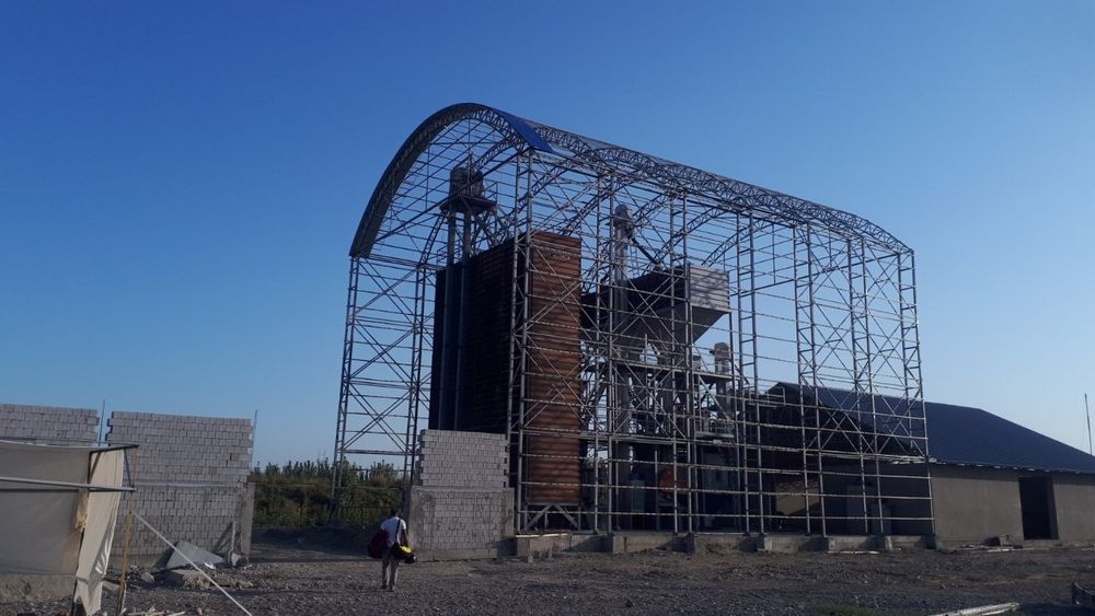 Кантинер металл профилдан том навес курамиз