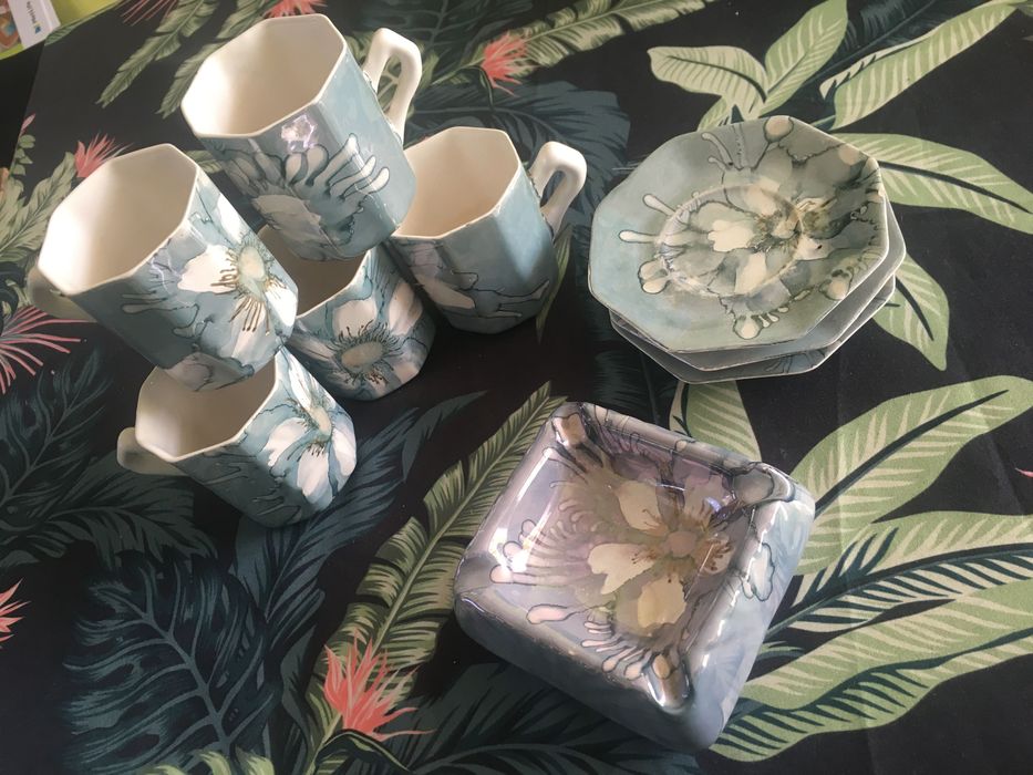 Ръчно рисуван порцеланов комплект