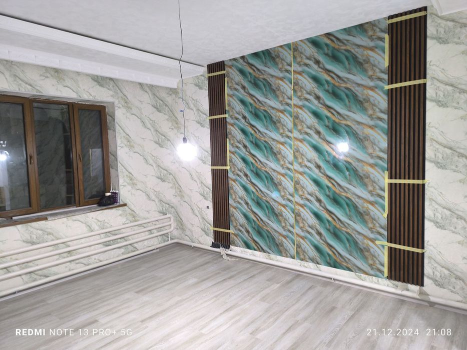 Malyarka qilamiz. Aboy yopishtirish 30 ming - 60 minggacha