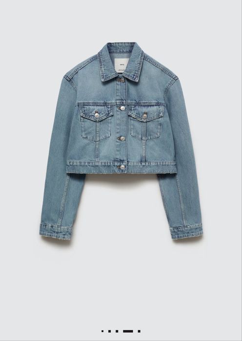 Ново късо дънково яке MANGO