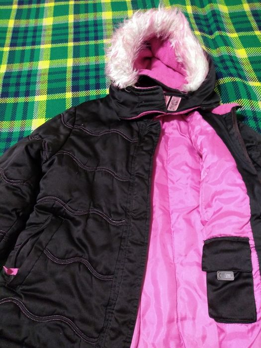 Зимно яке, с качулка