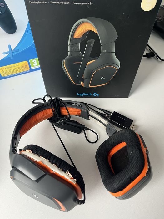 Logitech G230 с микрофон и адаптер