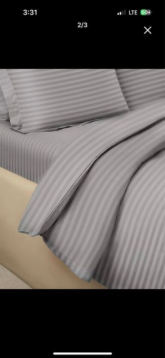 Pastel postel satin strayp
