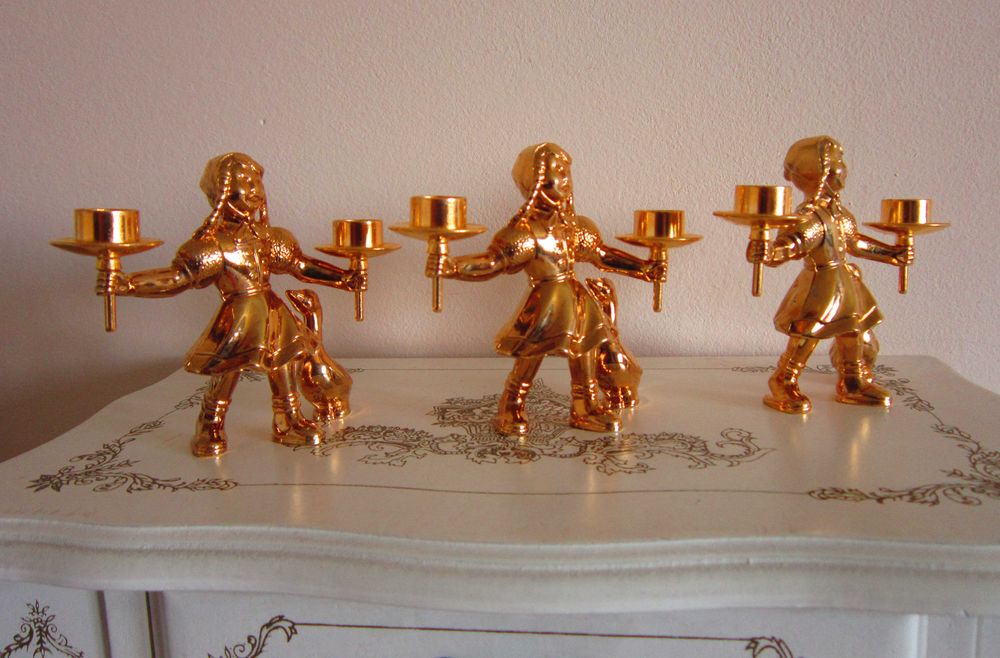 cadou rar festiv figurine alama aurita sfesnic Germania 1980