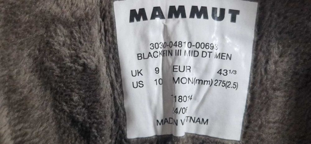 Bocanci Mammut masura 43 Blackfin salomon salewa hiking munte