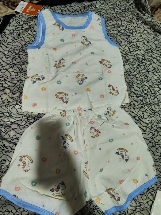 Detskiy pijama kamplekt kiyimla razmerla ranglari 4 xill