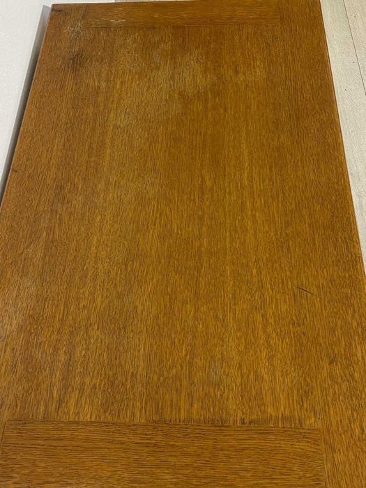 Masă de Cafea 82x50 cm; Măsuță Solidă din Lemn de Stejar