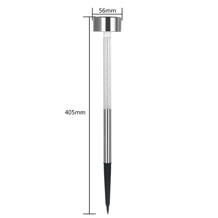 Соларна лампа със сменящи се цветове, имитираща водни мехурчета