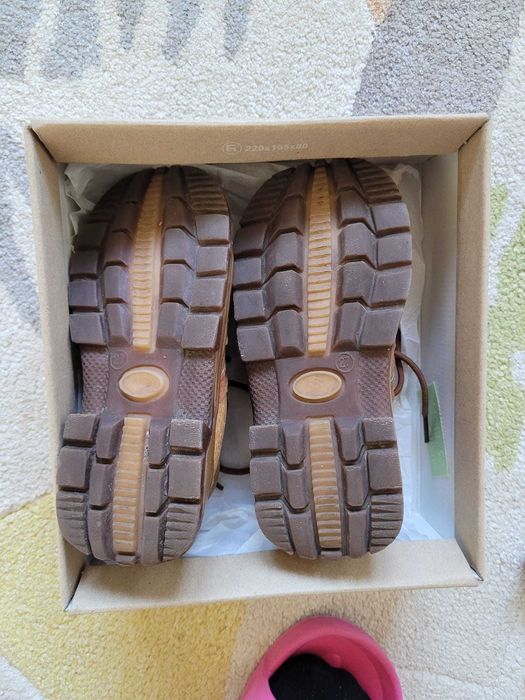 Pantofi piele, copii, marimea 27