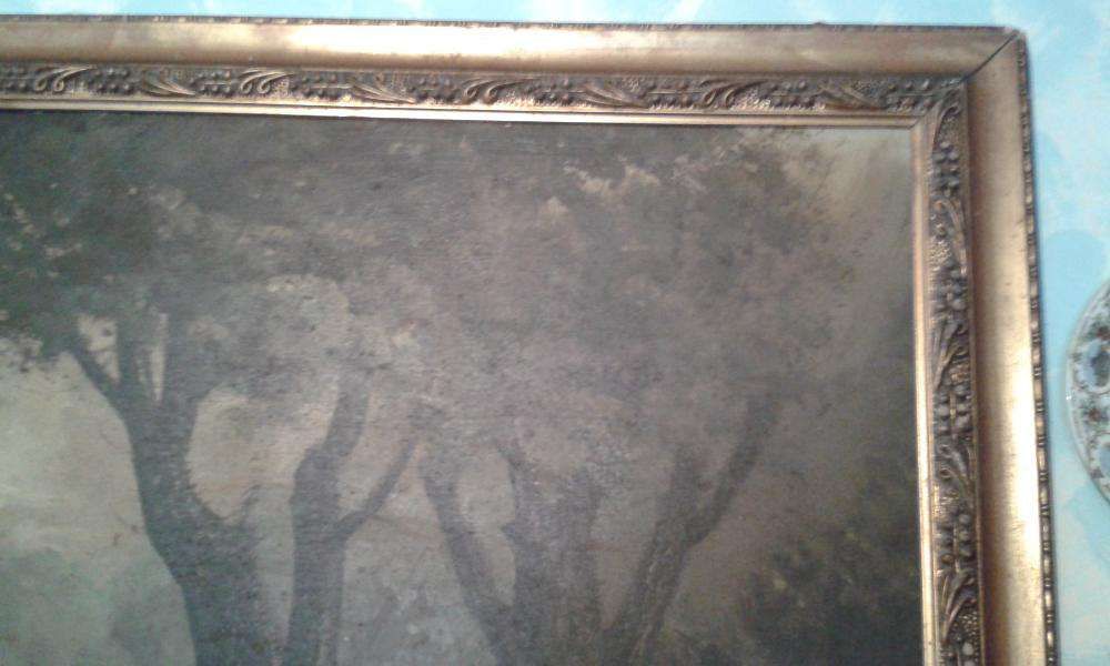 Vand sau schimb tablou vechi antic