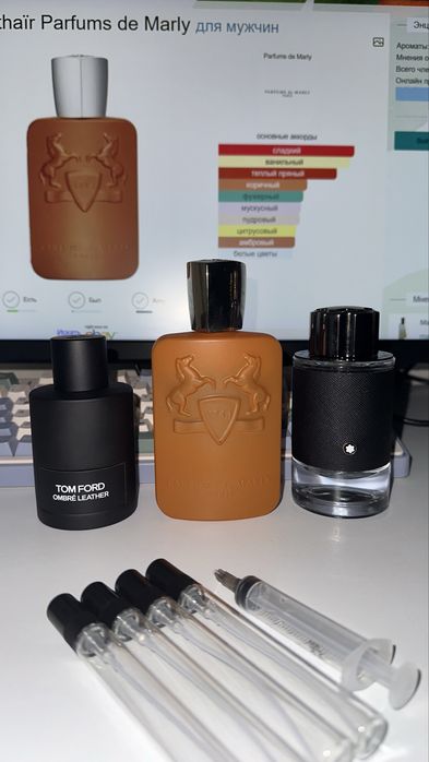 На распив (ОРИГИНАЛЬНЫЕ) парфюмы , Ombre Leather , Althair , Альтаир