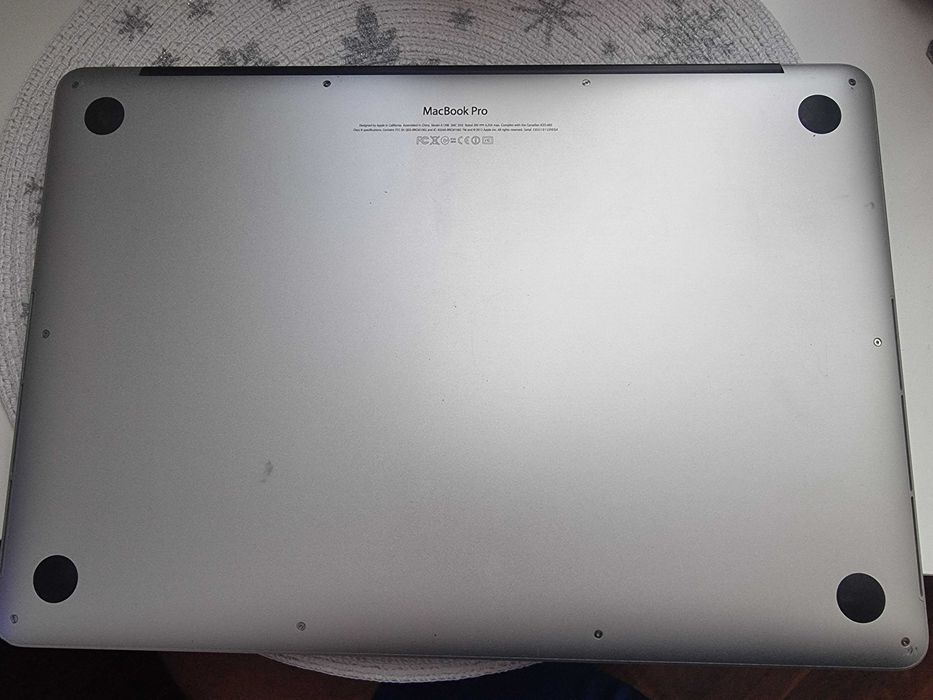 laptop apple macbook pro 2012 retina a1398 emc2512 fara baterie si ssd