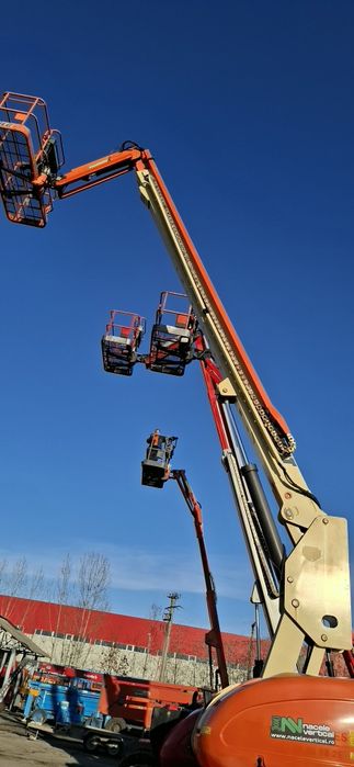 Inchirieri nacele Satu Mare, nacele electrice si diesel, foarfeca pana la 18m, brat articulat pana la 28m, alternativa la schela