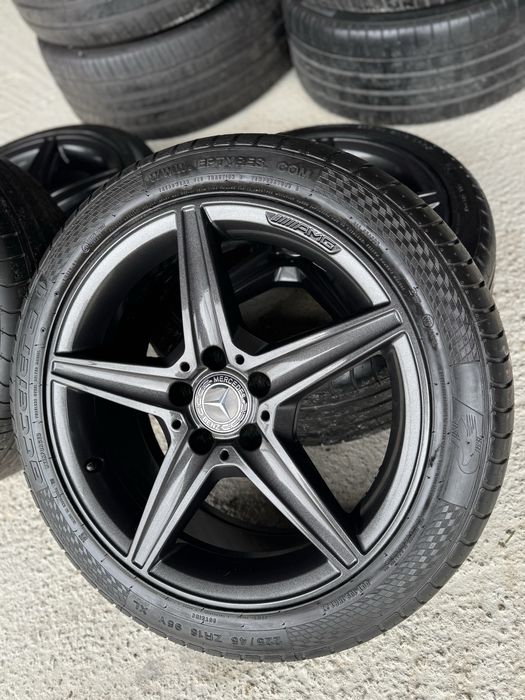 Jante Mercedes C Class R18 Amg Originale Anvelope de vara