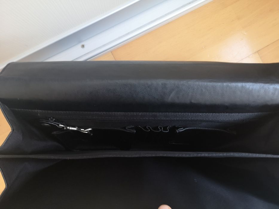 Servieta geanta acte laptop piele naturala umar