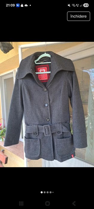 Haină damă din piele naturală, NOU! Versace ( 38/ 40)