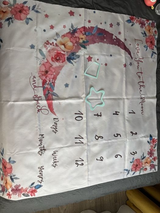 Patura fotografii milestone bebe