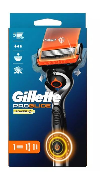 Aparat de ras cu o rezerva Gillette  Proglide Power