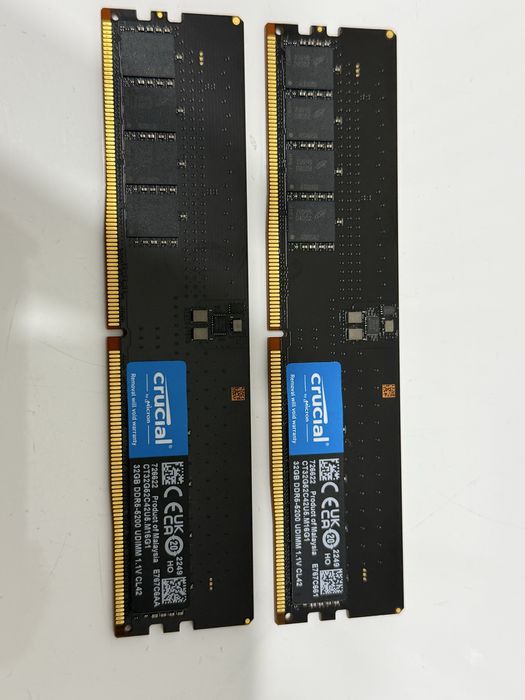 Memorie Crucial  64GB (2x32) DDR5 5200MHz CL42 Dual Channel Kit