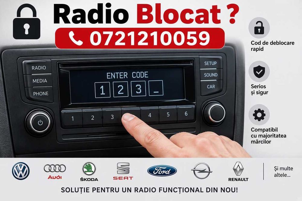 Cod Decodare Radio MediaNav Renault Clio Megane Dacia Logan Duster Nissan Qashqai Daewoo LG Humax Daiichi Pin Casetofon Blocat