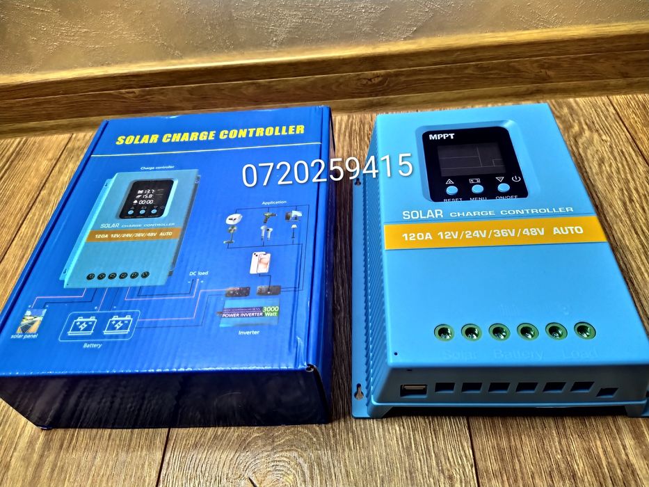 Controler solar MPPT 120A, 12V/24V/36V/48V