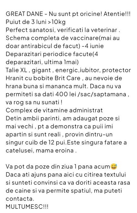 Vitei de vanzare