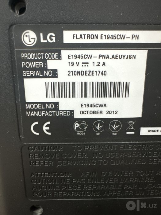 Монитор Lg 16дюймов.Состояния отдичное