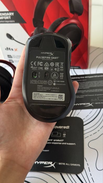 Топ наушники HyperX Cloud II Wireless / HyperX Pulsefire Dart Wireless