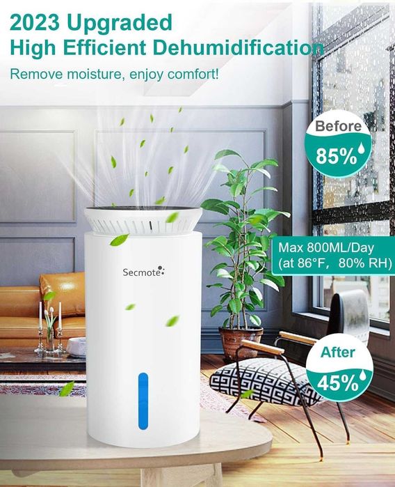 Влагоабсорбатор/влагоуловител Secmote Electric Dehumidifier,Гаранция