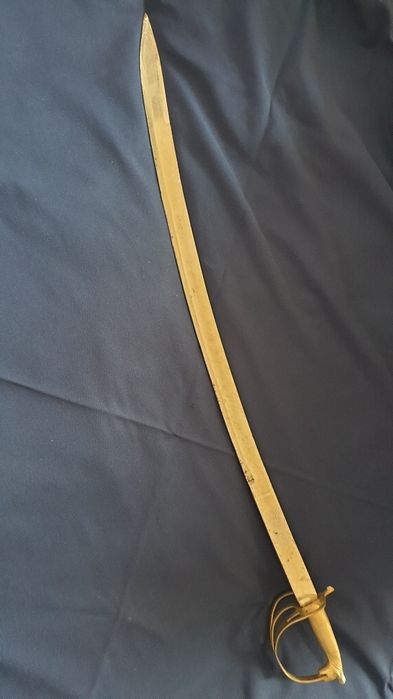 Индийска сабя с кожена дръжка и .Индийска сабя с  месингова дръжка