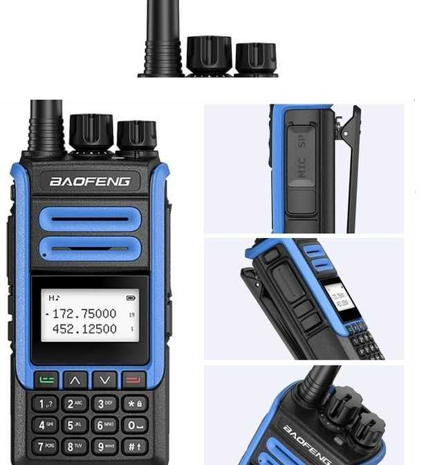 Радио Baofeng BF-H7, мощност 10 W (наследник на Baofeng BF-H6)