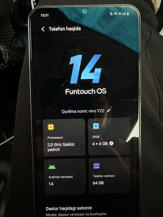 vivo y22 srochni sotiladi