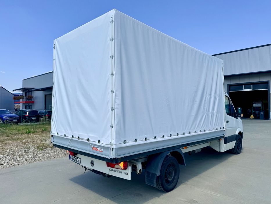 VW Crafter TDI 2009 – Autoutilitară cu prelată NOUĂ | Gata de drum, anvelope NOI !