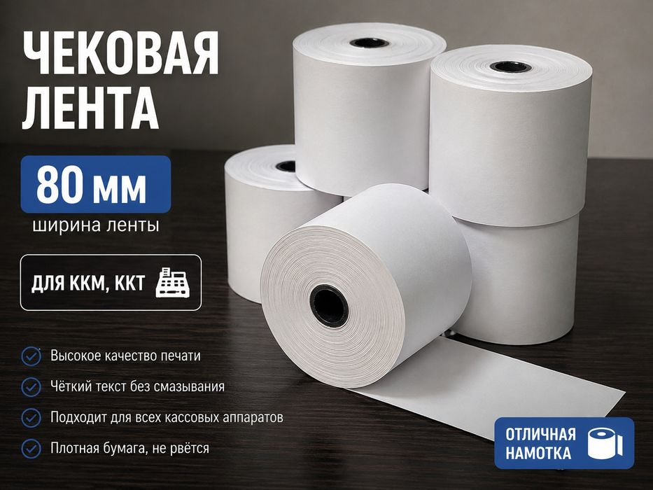 чековая лента для кассовых аппаратов