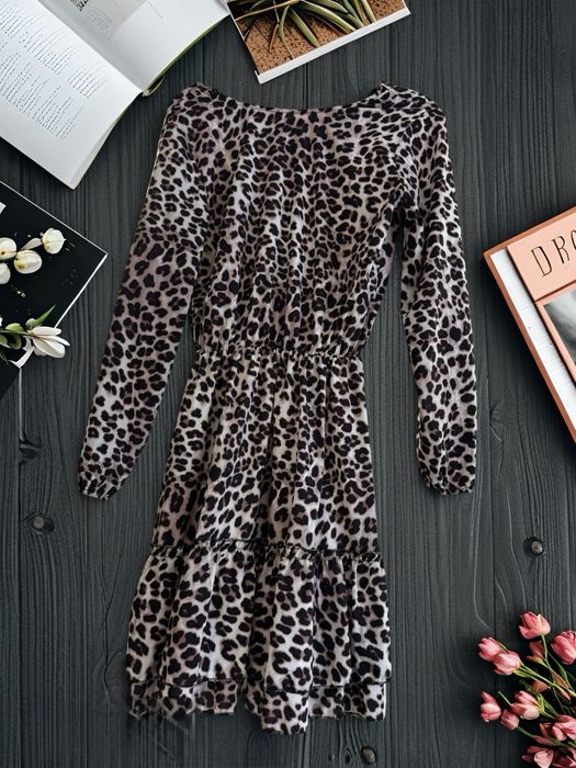 Дамска рокля с леопардов принт – Размер M/L