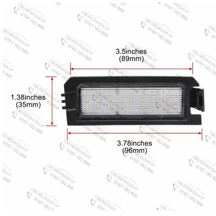 Set lampi LED numar Hyundai I30 PD Elantra, Veloster, Sonata
