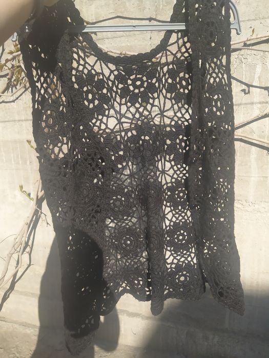 Продается вязаная накидка