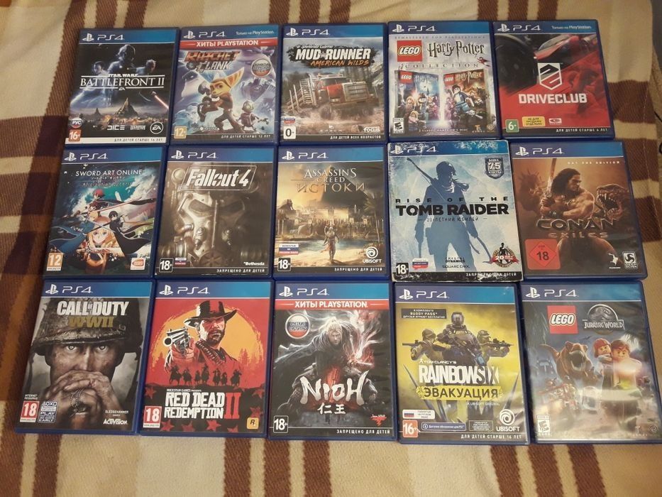 Игры лицензионные PS4,PS5,PS3,PS2