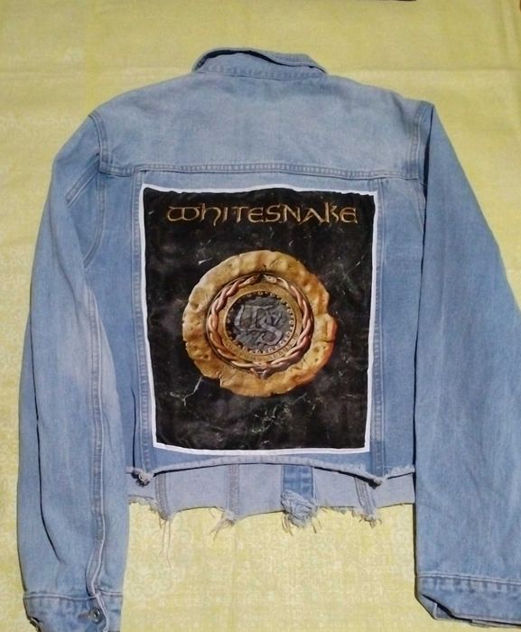 Уайтснек /Метъл яке с нашивки