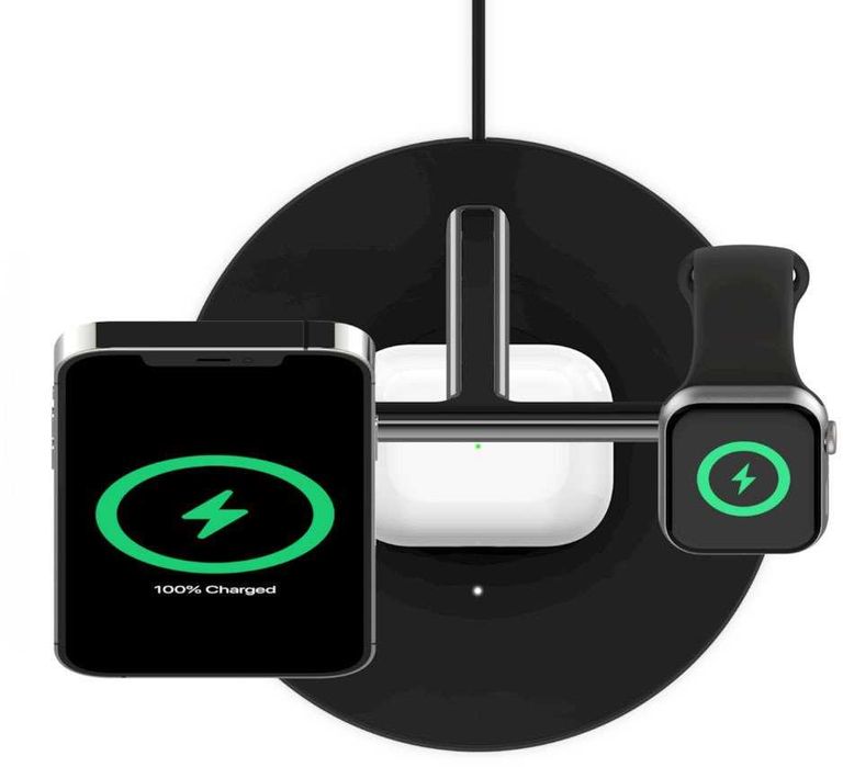 Беспроводная зарядная станция Belkin MagSafe 3in1 Wireless Charger
