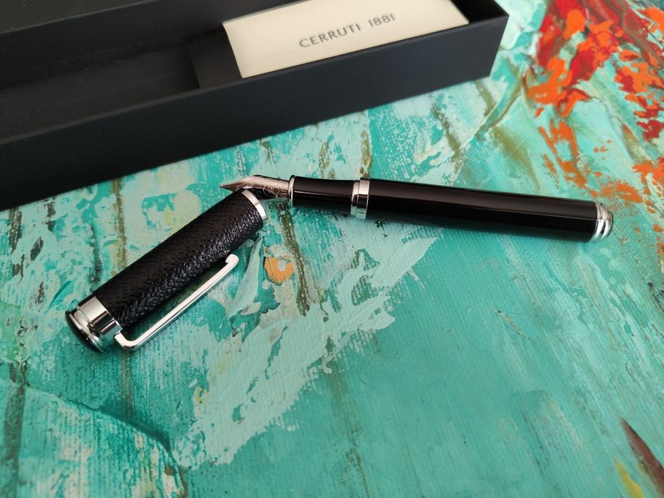 Stilou metalic CERRUTI 1881, nou, autentic