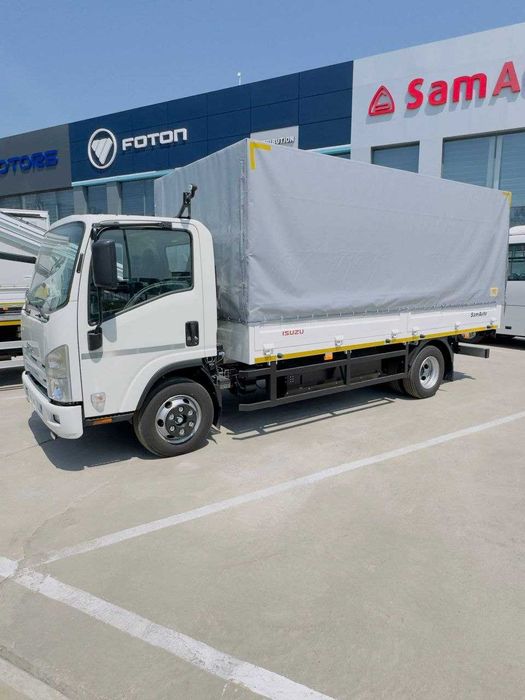 Isuzu ISUZU NPR 82 L CNG Бортовой с тентом 2026 года