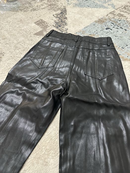 Кожанные брюки женский
