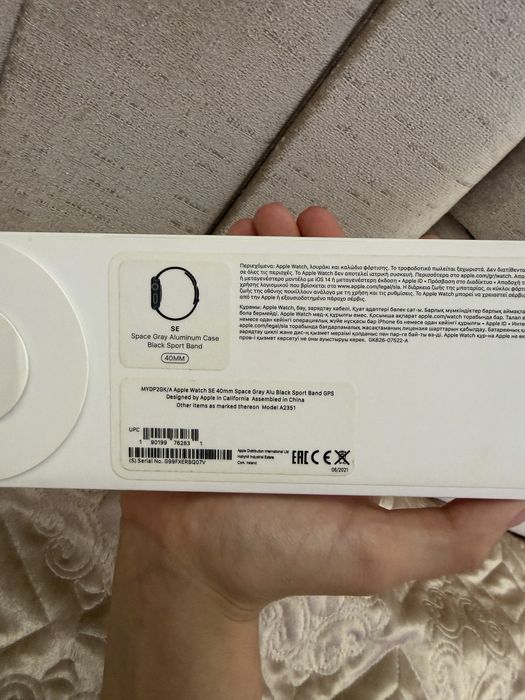 Apple watch Se 40mm черный