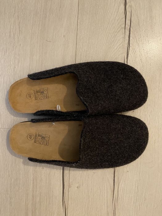 Papuci lana barbati marimea 46