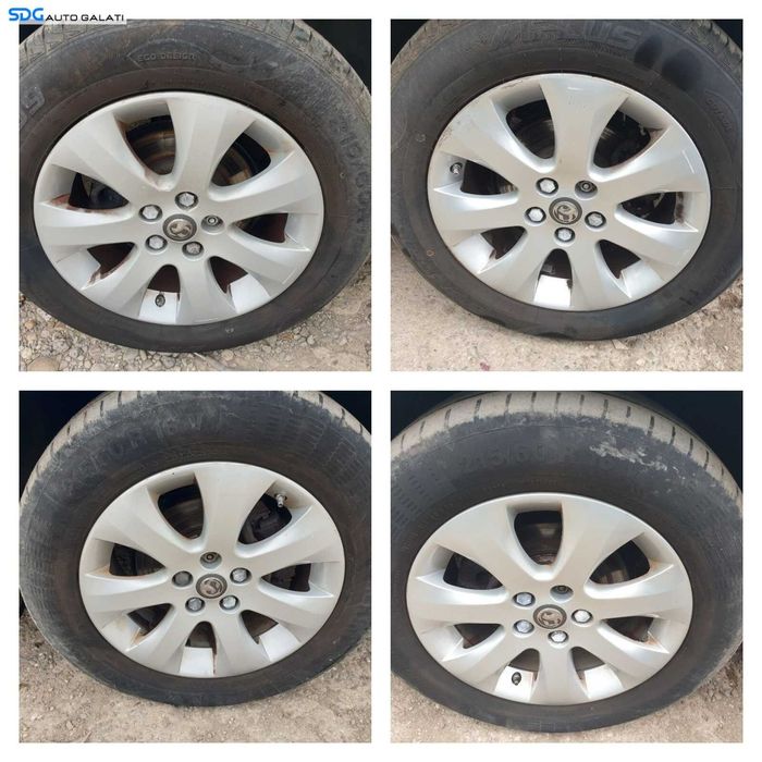 Set 4 Jante Roti Aliaj 5x105 215 60 16 R16 6,5Jx16 Opel Zafira C 2011 - 2019 Cod 13376018 [C7213]