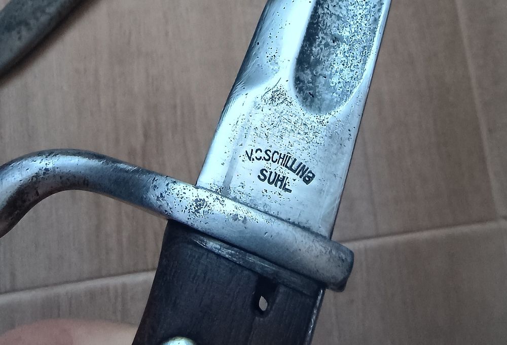 Легендарният Касапин Месаря Страхотен Немски Щик Маузер  WW1