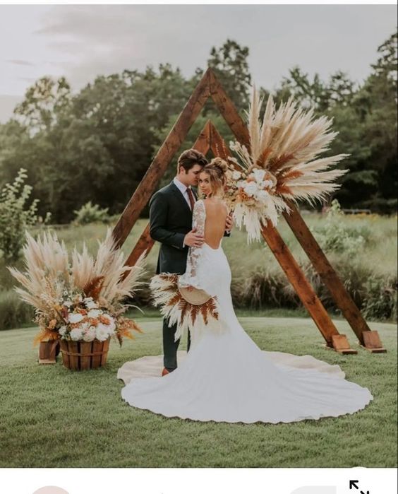 Свадебная арка в стиле бохо