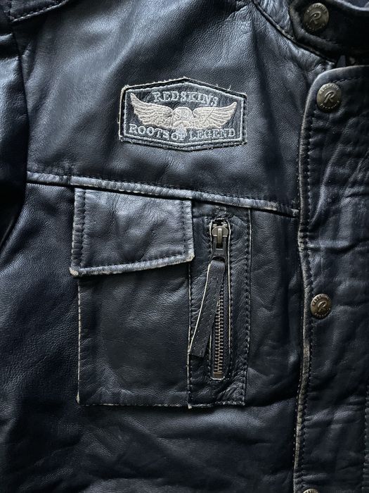 REDSKINS Classic Motorcycle Leather JKT/мъжко кожено(естеств.) яке XL