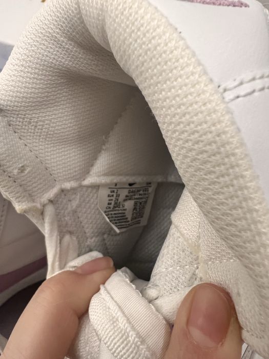 Новые кожаные туфли, кроссовки Nike для девочки